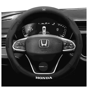 Funda De Volante Premiun Honda Negro