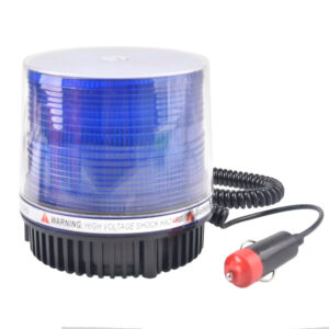 Circulina Led Estroboscópica 10 Led Base Magnética 12v Azul