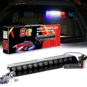 Luz Federal Led Policial Rojo-azul-bLanco Multi Funcion