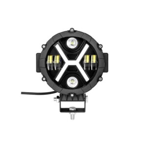 Faro Led Redondo Xmen Blanco X Azul Auto-camioneta