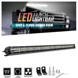Barra Slim Led Doble Fila Blanco 50cm 60 Leds 180w Premium
