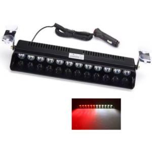 Luz Policial 9 Led 25cm Rojo-Blanco-Azul